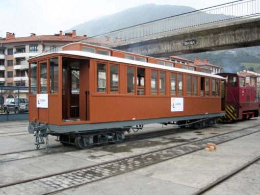 Coche C-7 para el Museo Vasco del Ferrocarril